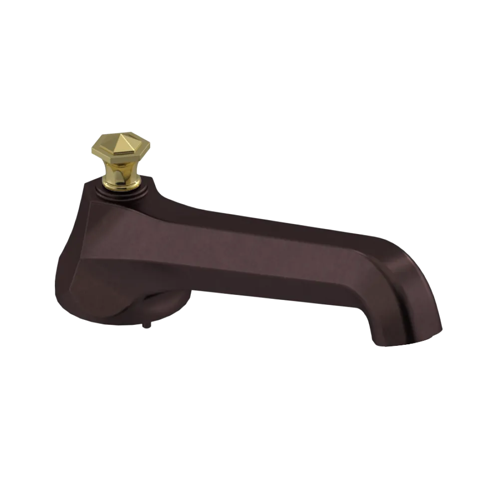 Rubinet Tub Filler Spout Deck Mount Oil Rubbed Bronze