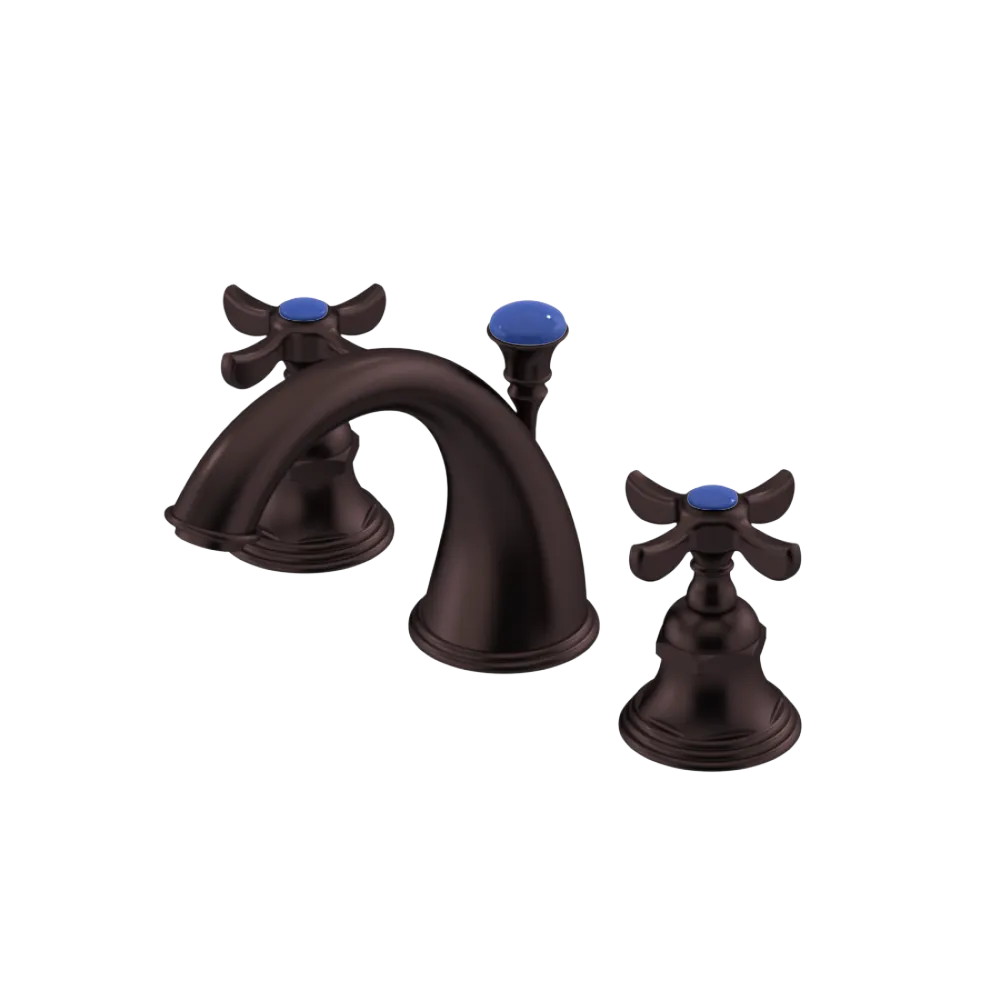 Rubinet Widespread Lav. Set. (less drain) Oil Rubbed Bronze