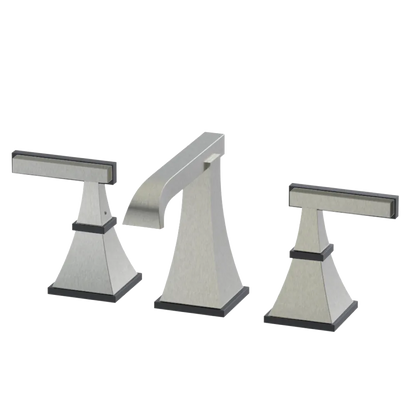 Rubinet Widespread Lav. Set. (less drain) Satin Nickel