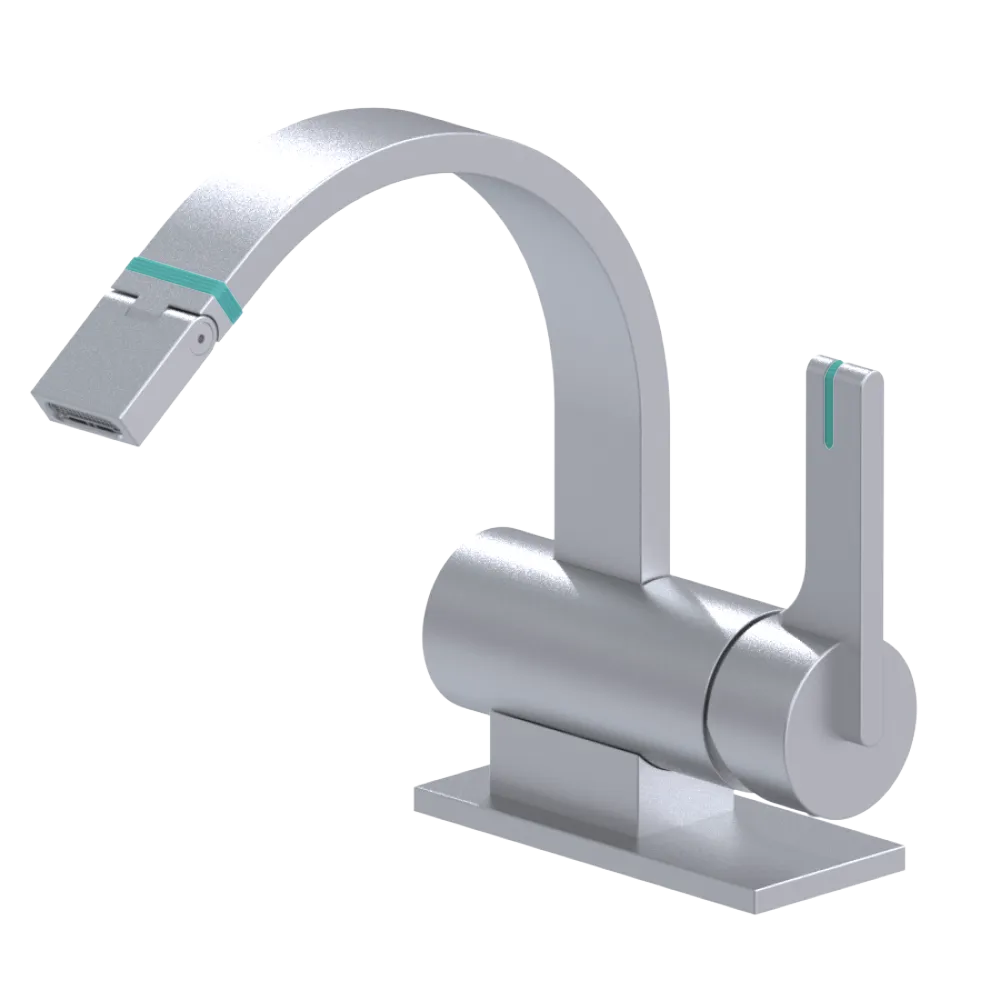 Rubinet Single Control Bidet Fitting (less drain) Satin Chrome