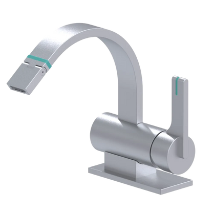 Rubinet Single Control Bidet Fitting (less drain) Satin Chrome