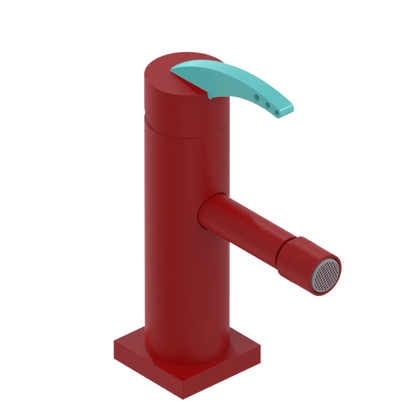 Rubinet Single Control Bidet Fitting (less drain) Maroon