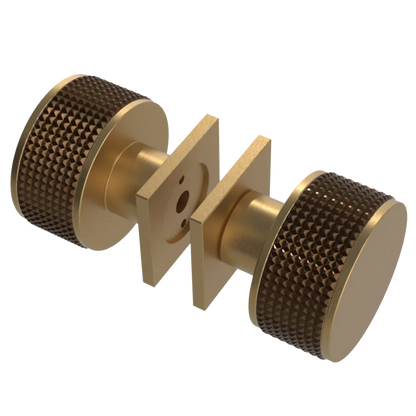 Rubinet Shower Door Knob (set) Satin Gold