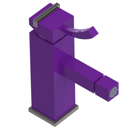 Rubinet Single Control Bidet Fitting (less drain) Purple Haze