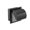 Rubinet RECESSED TOILET PAPER HOLDER Black
