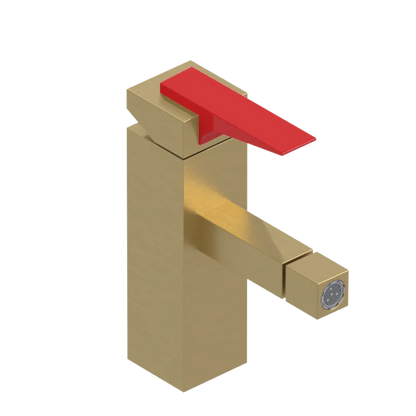 Rubinet Single Control Bidet Fitting (less drain) Satin Gold