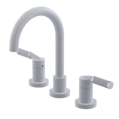 Rubinet Widespread Lav. Set. (less drain) White