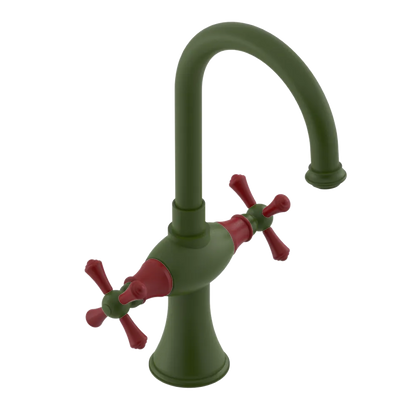 Rubinet Single Hole Dual Handle Lav. Set. (less drain) Green Envy