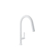 Baril High single-hole kitchen faucet with 2-function pull-down spray