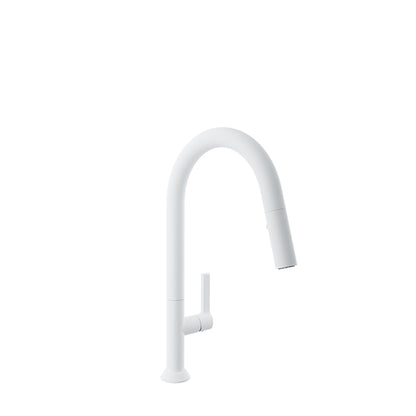Baril High single-hole kitchen faucet with 2-function pull-down spray