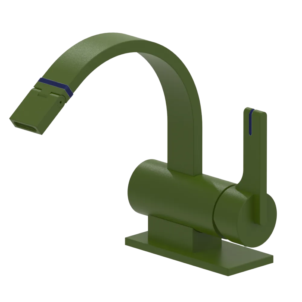 Rubinet Single Control Bidet Fitting (less drain) Green Envy