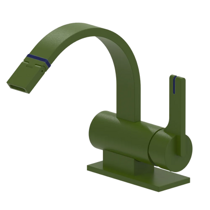 Rubinet Single Control Bidet Fitting (less drain) Green Envy