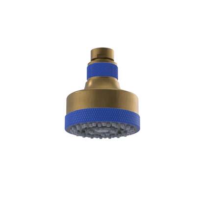 Rubinet 3 FUNCTION SHOWER HEAD Antique Brass Matt