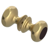 Rubinet Shower Door Knob (set) Satin Brass