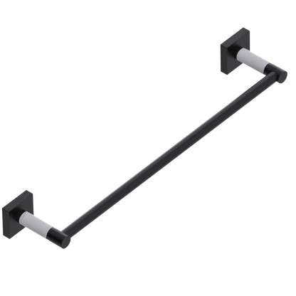 Rubinet 24" TOWEL BAR Matt Black