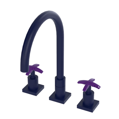 Rubinet Widespread Kitchen Set Midnight Blue