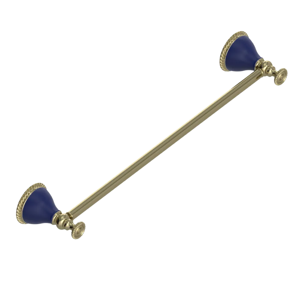 Rubinet Towel Bar 18" Natural Brass