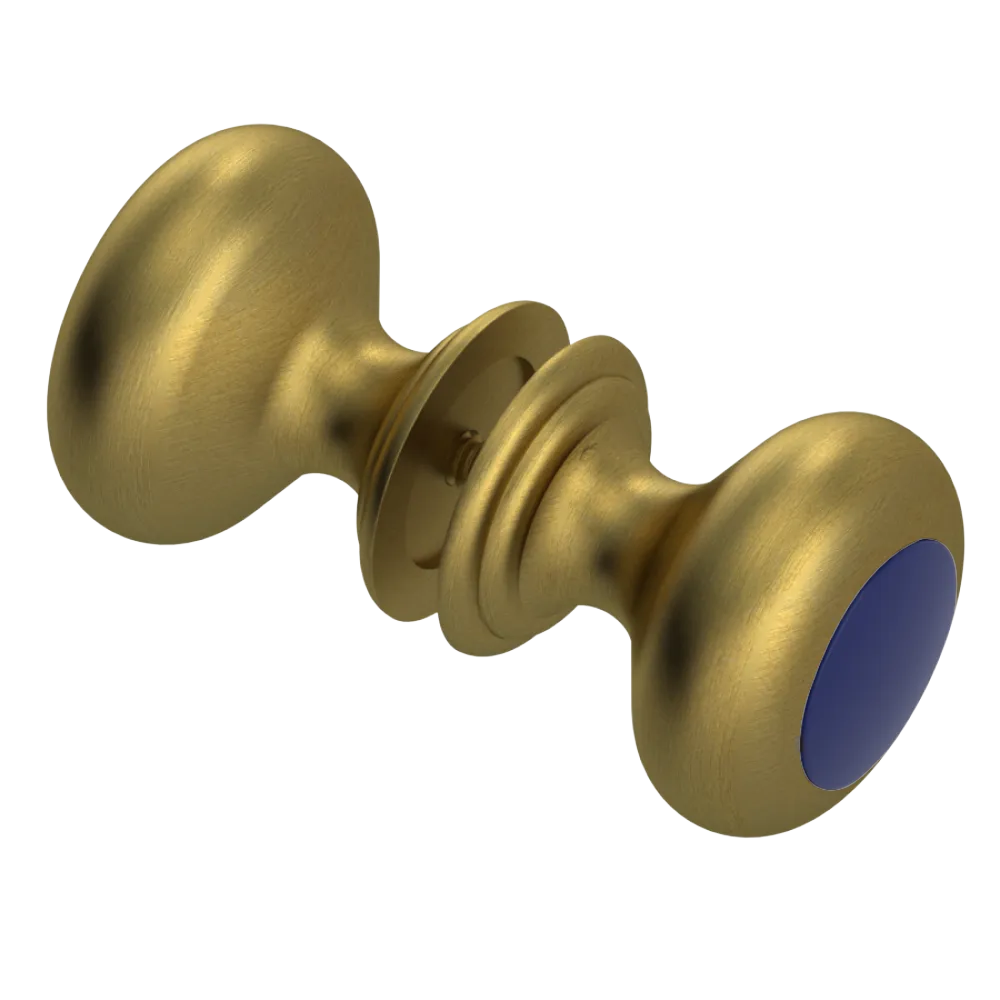 Rubinet Shower Door Knob (set) Antique Brass Matt