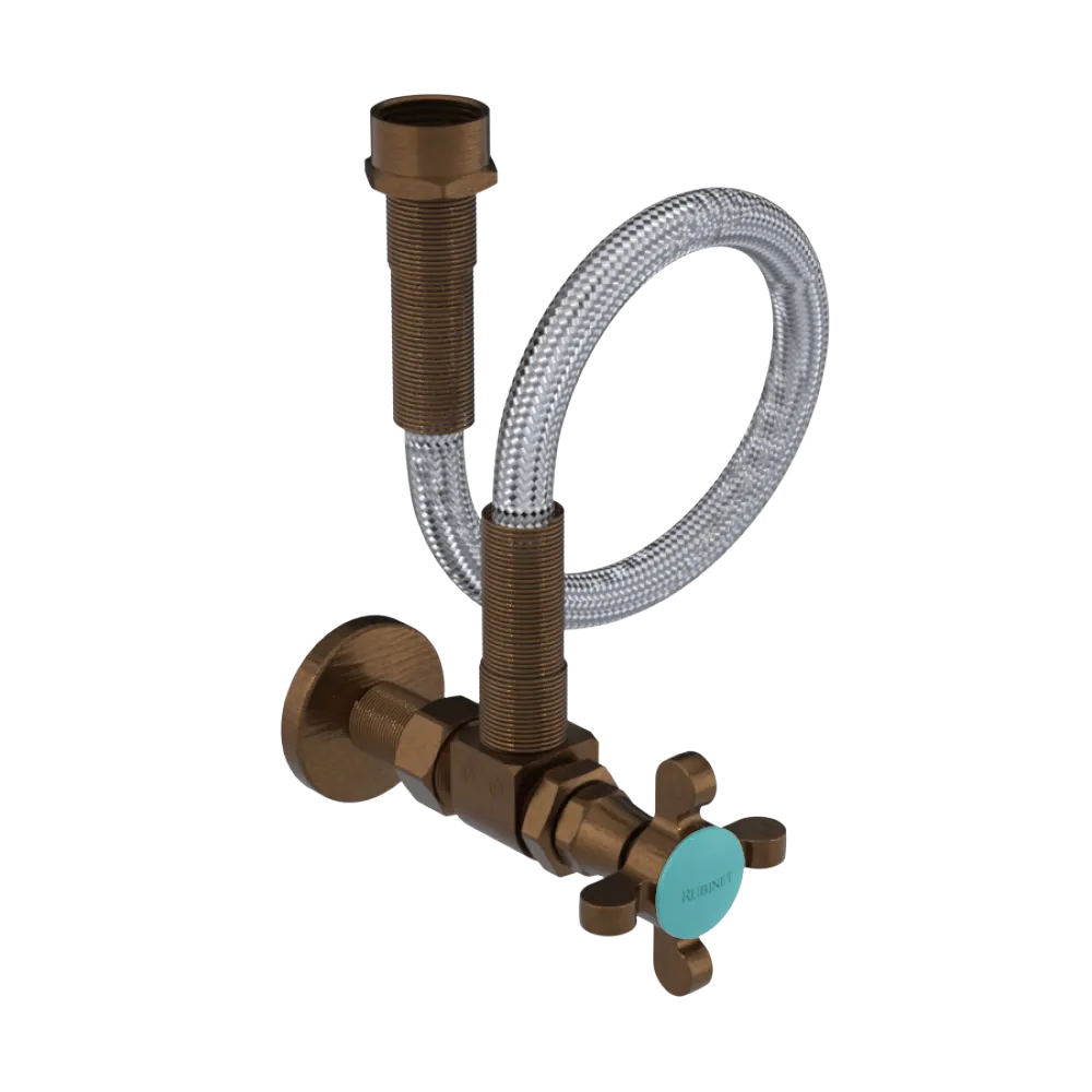 Rubinet Exposed Supply Kit (classic) x2 Oil Rubbed Bronze