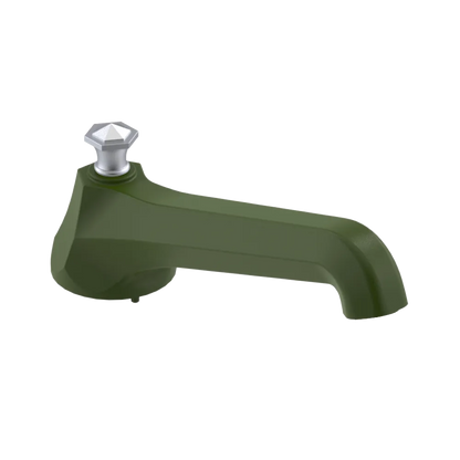 Rubinet Tub Filler Spout Deck Mount Green Envy
