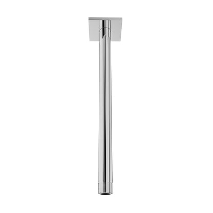 Baril 12" ceiling mounted shower arm, square flange