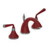 Rubinet Widespread Lav. Set. (less drain) Maroon
