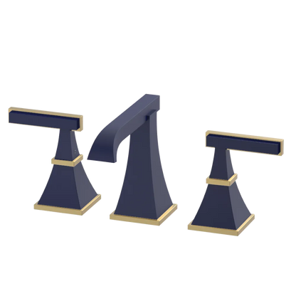 Rubinet Widespread Lav. Set. (less drain) Midnight Blue