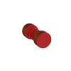 Rubinet Shower Door Knob (set) Red