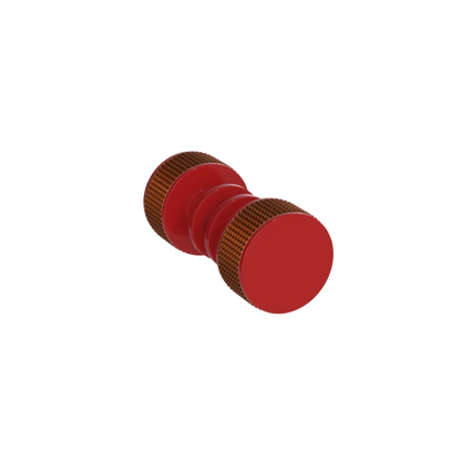 Rubinet Shower Door Knob (set) Red