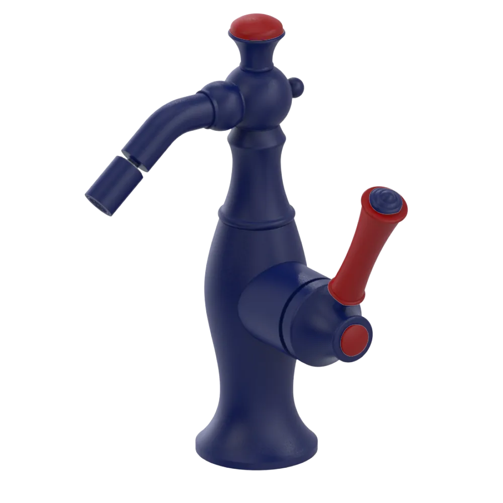 Rubinet Single Control Bidet Fitting (less drain) Midnight Blue