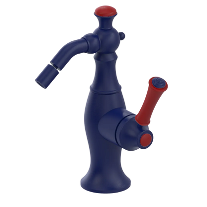 Rubinet Single Control Bidet Fitting (less drain) Midnight Blue