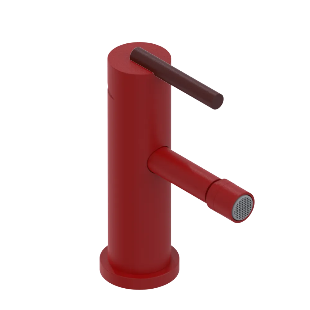 Rubinet Single Control Bidet Fitting (less drain) Maroon