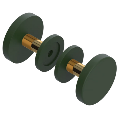 Rubinet Shower Door Knob (set) Green Envy