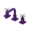 Rubinet Widespread Lav. Set. with Genesis spout (less drain) Purple Haze