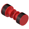 Rubinet Shower Door Knob (set) Red