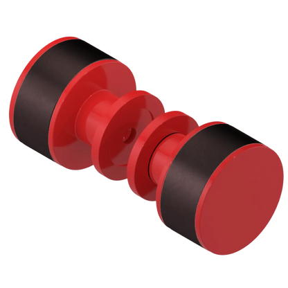 Rubinet Shower Door Knob (set) Red