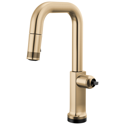 Brizo Smarttouch Pull Down Prep Faucet With Square Spout Less Handle