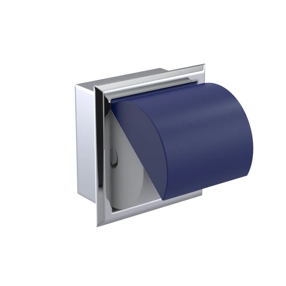 Rubinet RECESSED TOILET PAPER HOLDER Chrome