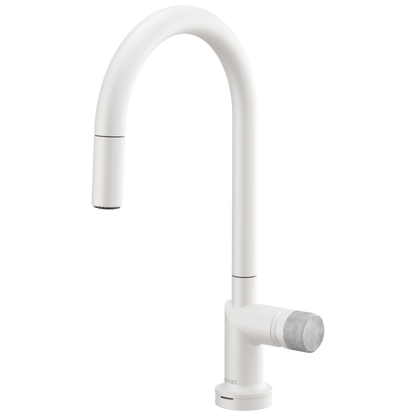 Brizo Smarttouch Pull Down Kitchen Faucet With Arc Spout Less Handle