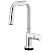 Brizo Smarttouch Pull Down Prep Kitchen Faucet With Square Spout Less Handle
