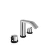 Baril 8" c/c lavatory faucet, drain included