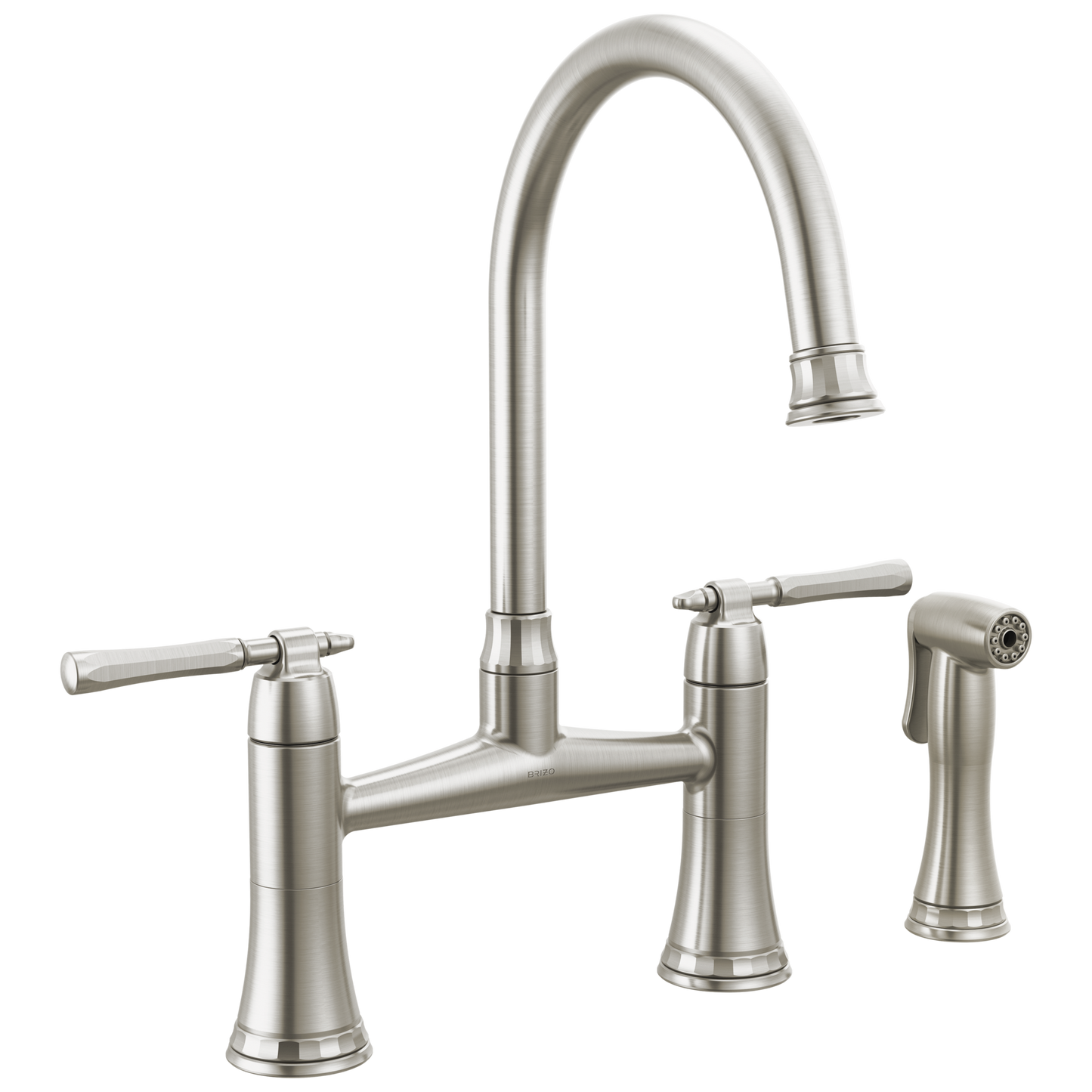Brizo Bridge Kitchen Faucet With Side Sprayer
