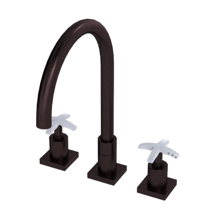 Rubinet Widespread Kitchen Set Oil Rubbed Bronze