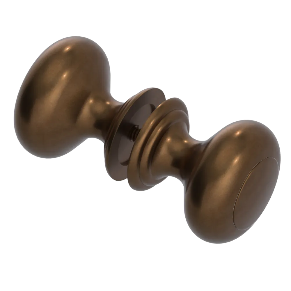 Rubinet Shower Door Knob (set) Tuscan Brass