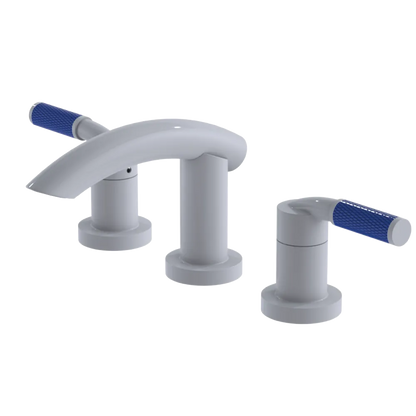 Rubinet Widespread Lav. Set. (less drain) White