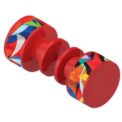 Rubinet Shower Door Knob (set) Red