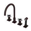 Rubinet Widespread Kitchen Set with Hand Spray Oil Rubbed Bronze