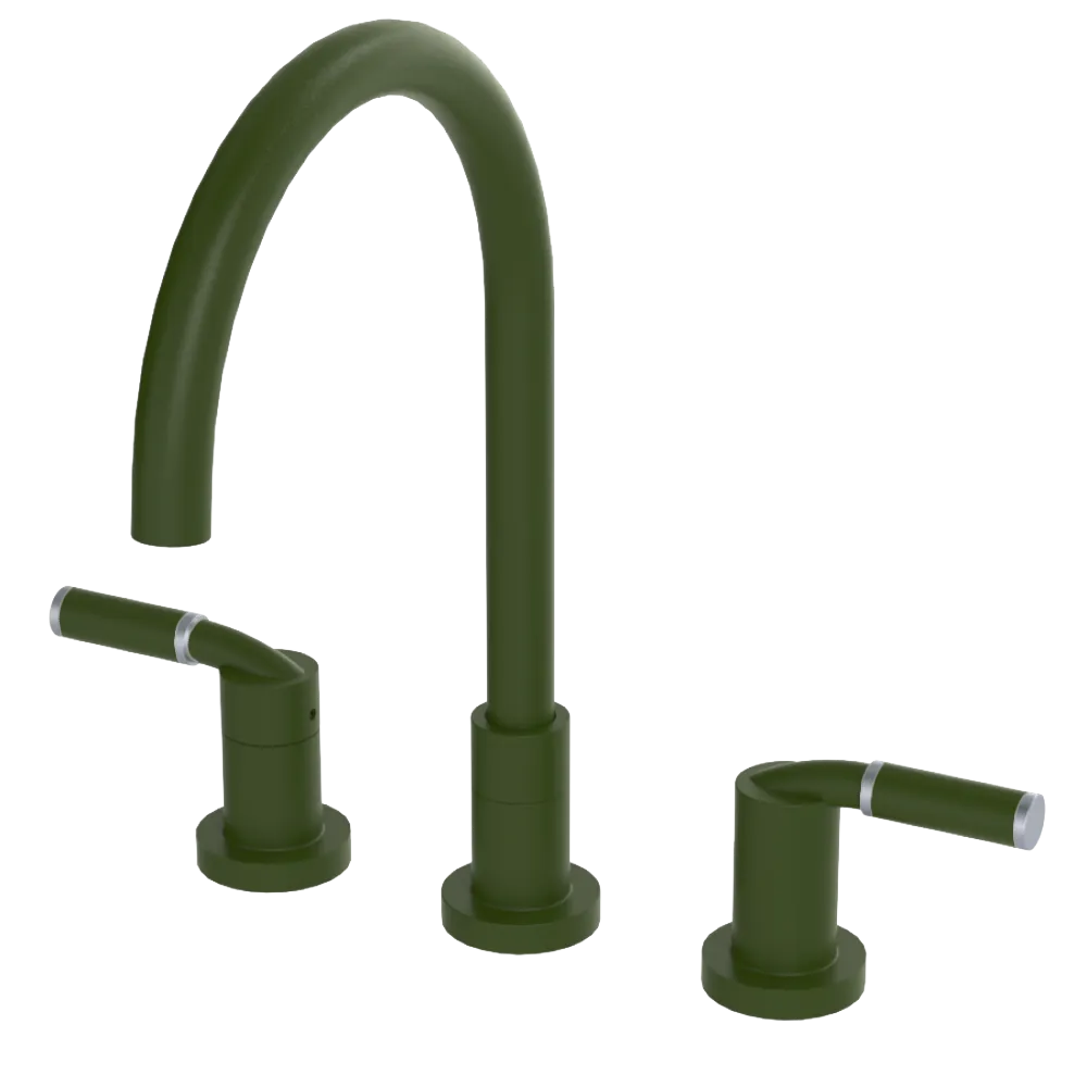 Rubinet Widespread Kitchen Set Green Envy