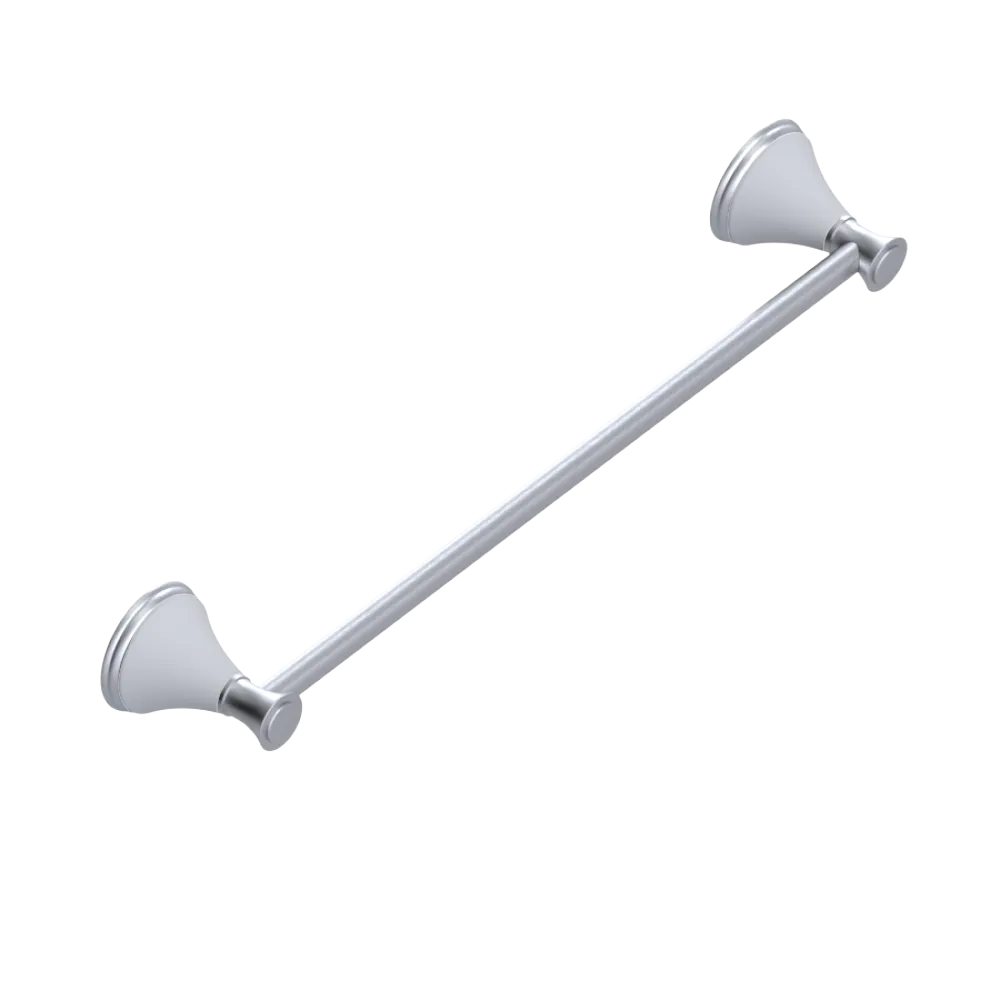 Rubinet Towel Bar 18" Satin Chrome