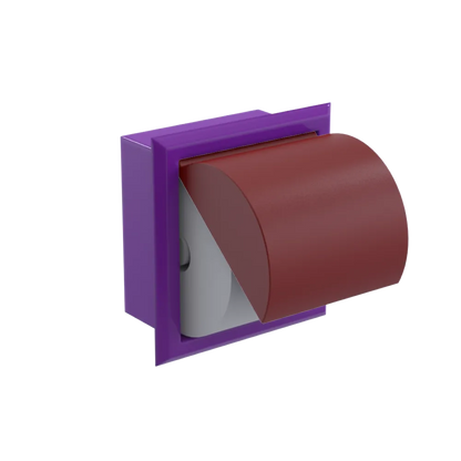 Rubinet RECESSED TOILET PAPER HOLDER Purple Haze